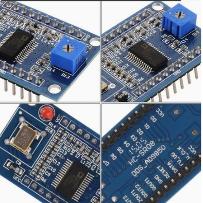 1PCS DDS Signal Generator Module Development Board 0-70MHz 0-40MHz AD9850 2 Sine Wave and 2 Square Wave high frequency signals