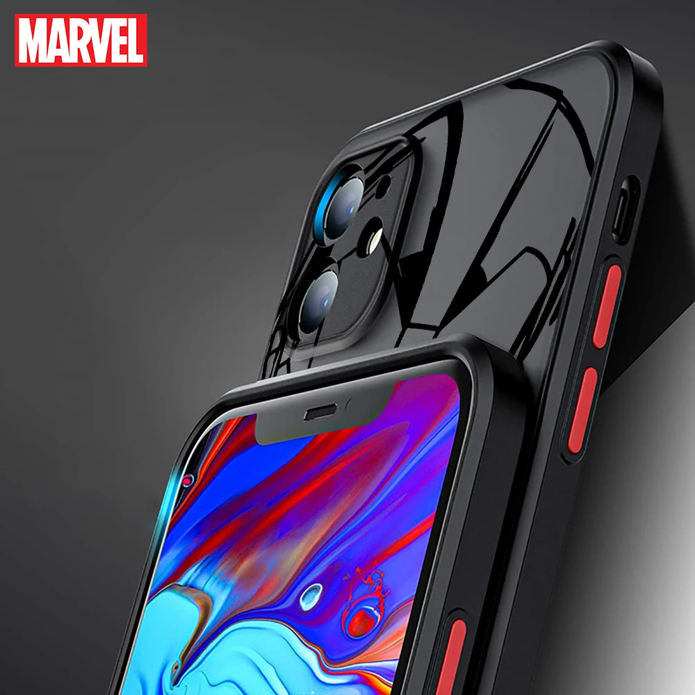 Marvel Spiderman Ironman Phone Case for iPhone 16 15 Pro Max 14 Plus 11 12 13 Pro Max SE 8 7 14 Pro X XS XR 15Pro 12 Mini funda