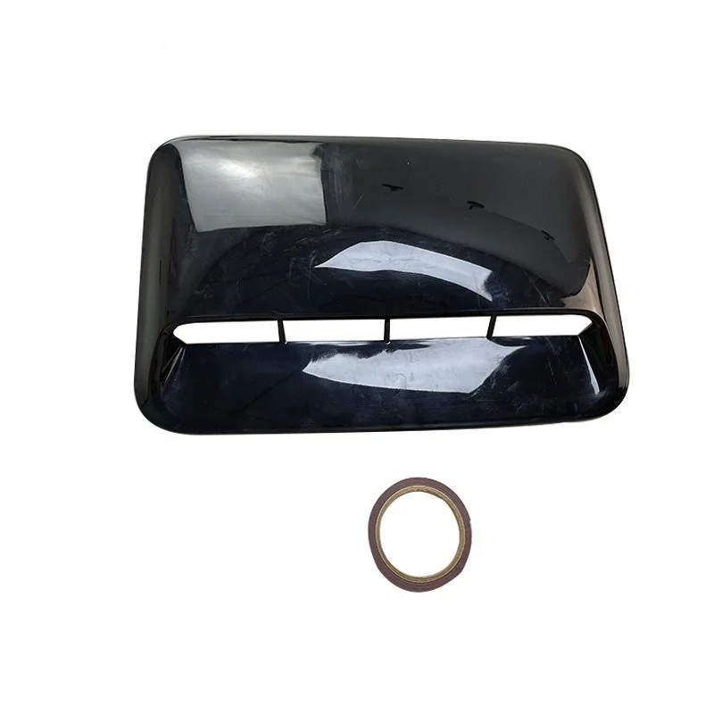 

1x Black / Carbon Fiber Type Auto Air Flow Intake Hood Scoop Bonnet Vent Universal Fit Most Car