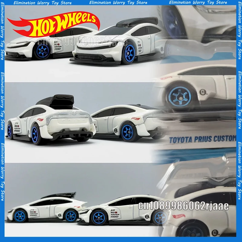 

Коллекционная модель автомобиля Hot Wheels 2026 D Prius Custom Diecast, масштаб 1:64, персонализированная, подарок для мальчиков