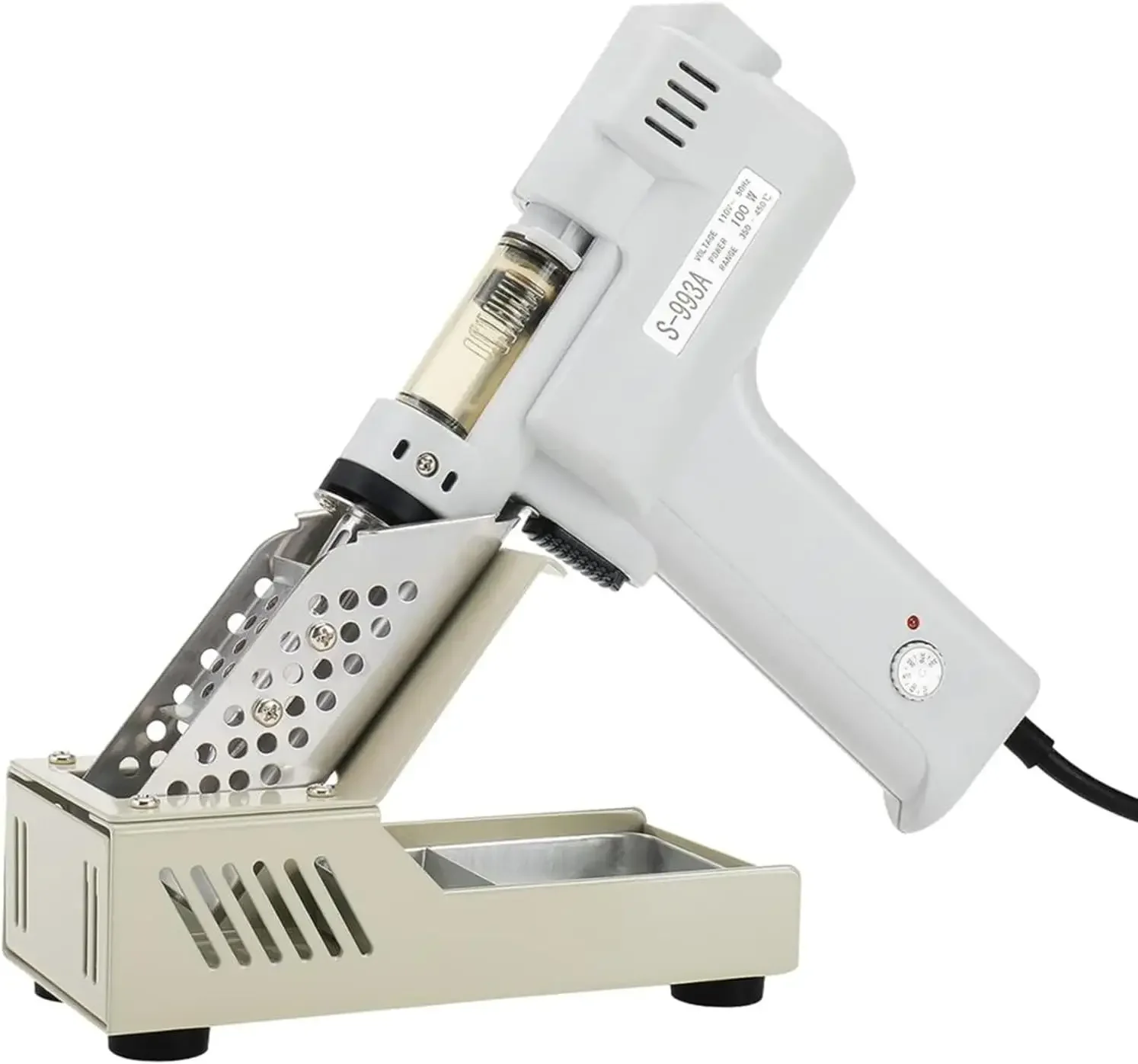 

NEW Desoldering Gun Electric Desoldering Solder Sucker Gun Suction Tin Gun with Vacuum Desordering Pump S-993A 110V 100W 50HZ