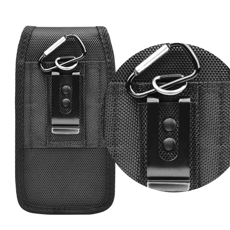 Borsa per cellulare Clip da cintura marsupio per borse Oxford da 3.5-6.3 pollici per iphone 12 11 pro SE 2020 8 7 6 plus Samsung