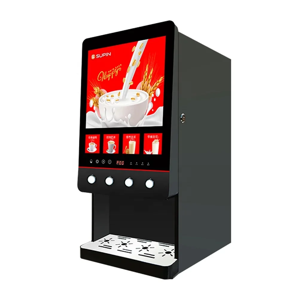 SUPIN D-40SA Desktop Hot Instant Coffee Beverage Vending Machine For 4 Types