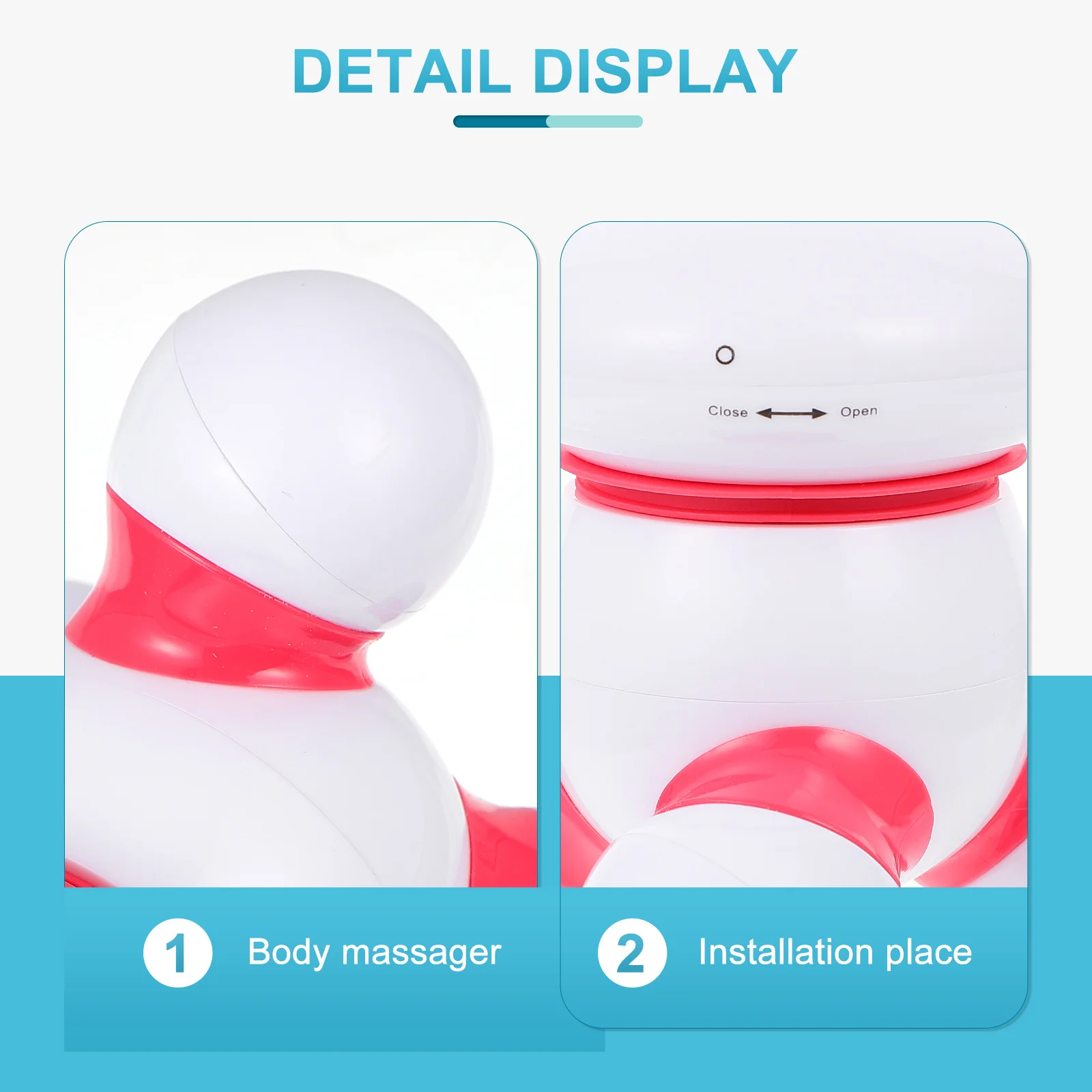 

1 шт. ручной массажер для тела, трехугольный вибрационный инструмент для спины, плеч, шеи, мышц, портативный компактный дизайн