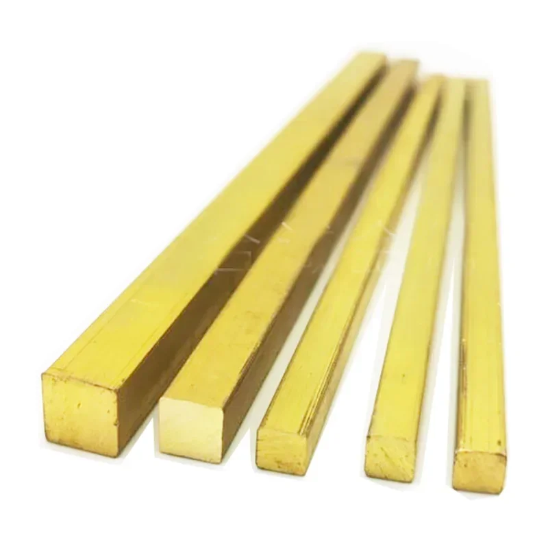 Brass Square Bar Rod Plate Sheet Strip Various Sizes