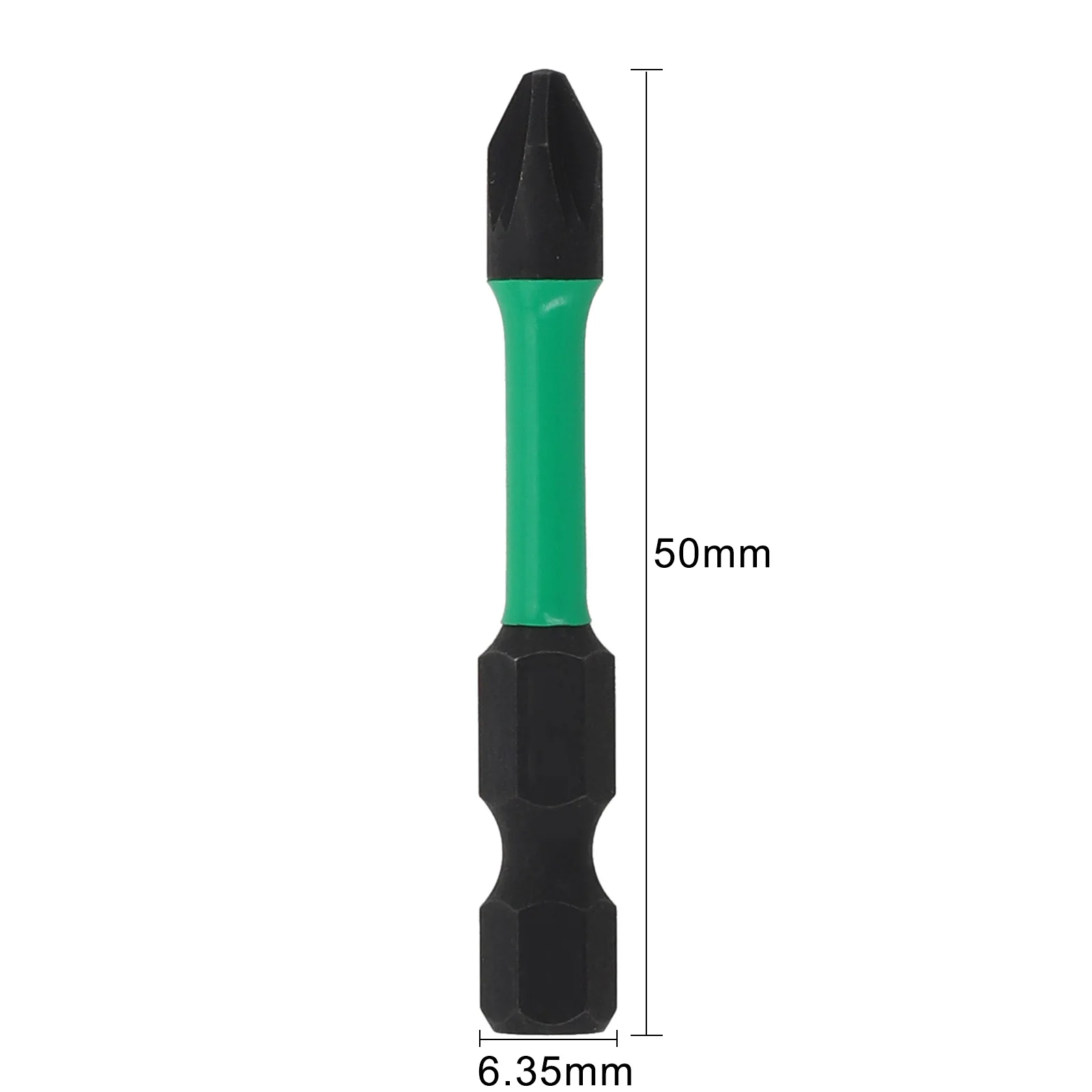 헤비 듀티 롱 드라이버 비트, 마그네틱 드라이버 비트, 6.35mm 육각 생크 드라이버, 수공구, 25-150mm, 1 개