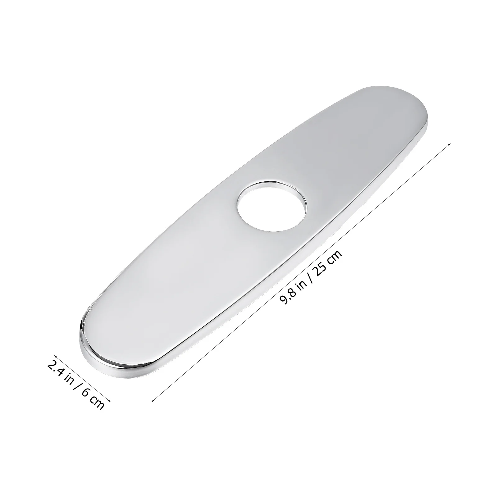 Stainless Steel 8 Inch Faucet Deck Plate For Single Hole Kitchen Sink Cover Heavy Duty Escutcheon Tap Accessories