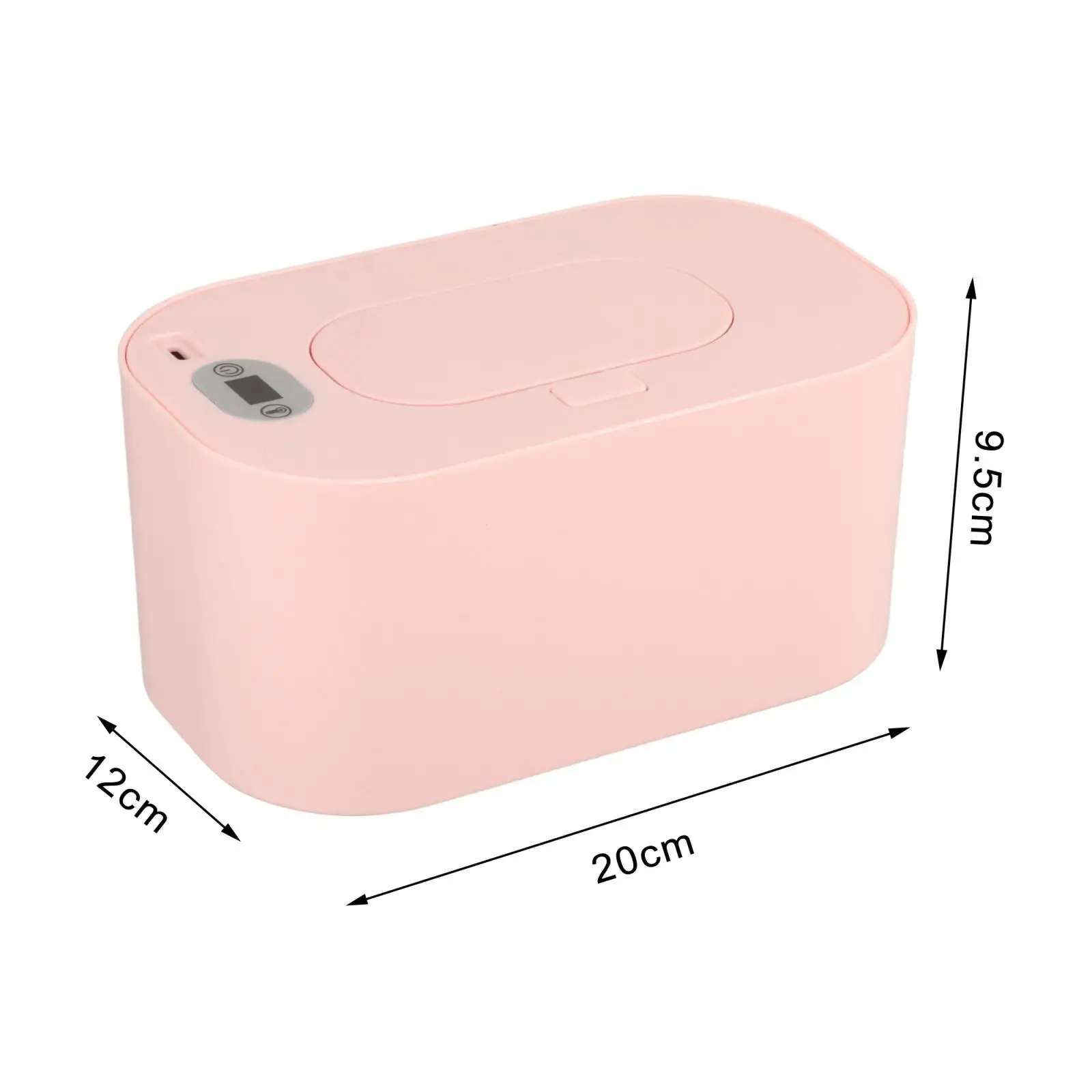 Portable Wipe Warmer and Wet Wipe Dispenser LED Display Tissue Warmer for Home Traveling Household Wet Tissue Car