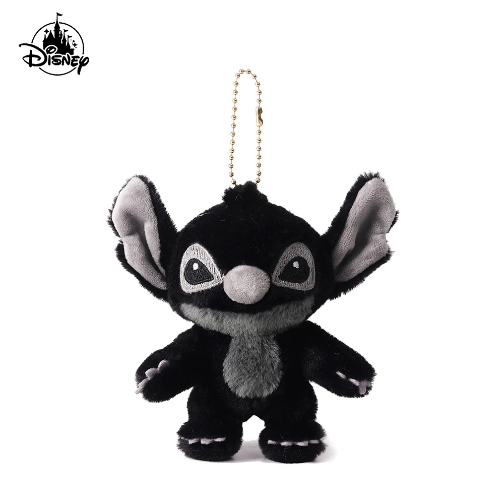 

Плюшевая игрушка Disney Stitch, черный плюшевый брелок, кукла Лило и Стич, креативный автомобиль и подвеска на рюкзак, подарок на день рождения и Рождество