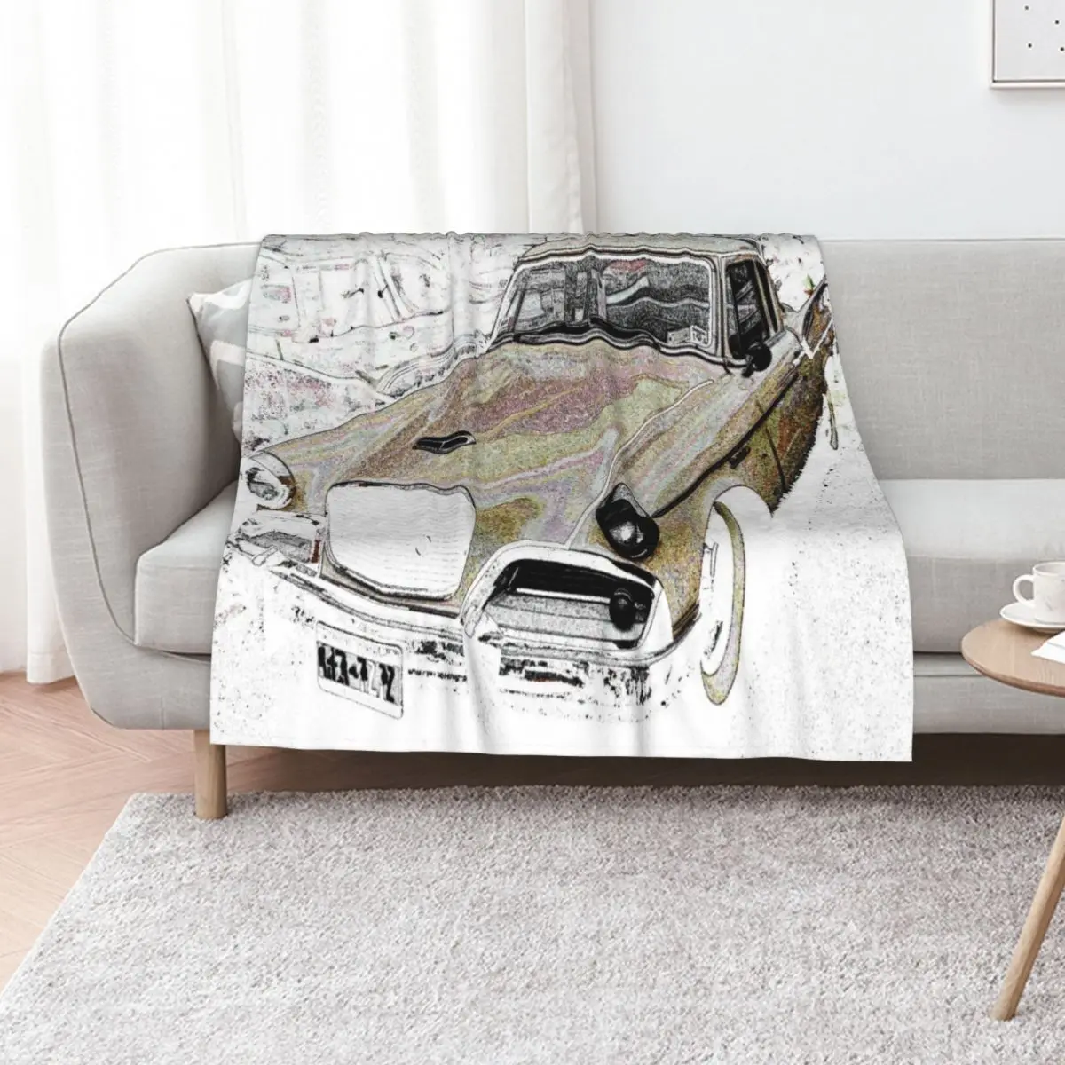 

Studebaker Silver Hawk [1957-1959] Throw Blanket Sofa Luxury Throw manga Decorative Beds Blankets