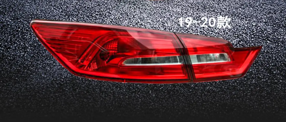 1pcs car bumper tail light for Ford Escort taillight Taillamp 2019～2021y car accessories for Ford Escort fog lamp