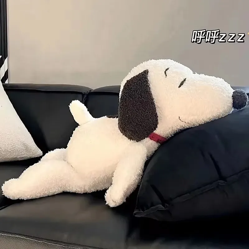 Kawaii große Größe snoopy Plüsch tier weißen Hund weichen Kissen ausgestopfte Puppe Cartoon Tier Geburtstags geschenke für Freundinnen Kinder dekorieren