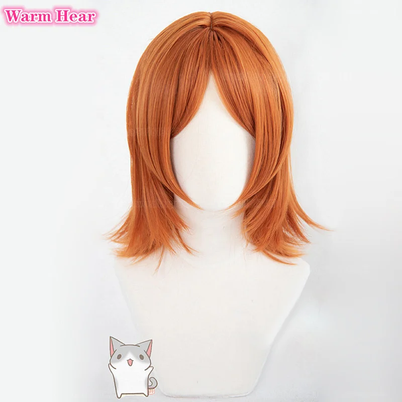 Game  ES Cosplay 2wink Aoi Hinata Aoi Yuta Cosplay Wig Short Heat Resistant Hair Halloween Party Wigs + Wig Cap