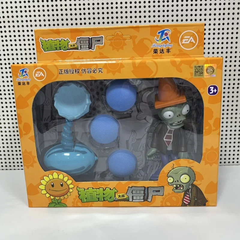 New Set 6 Styles Plants Vs. Zombies Peashooter Chomper Winter Melon Conehead Zombie Toy Game Figures Hard Plastic Model Gifts