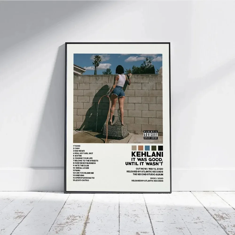 Kehlani It Was Good Until It Wasn't Music Star Album Cover Poster Canvas Painting Wall  Picture Living Room Home Decor