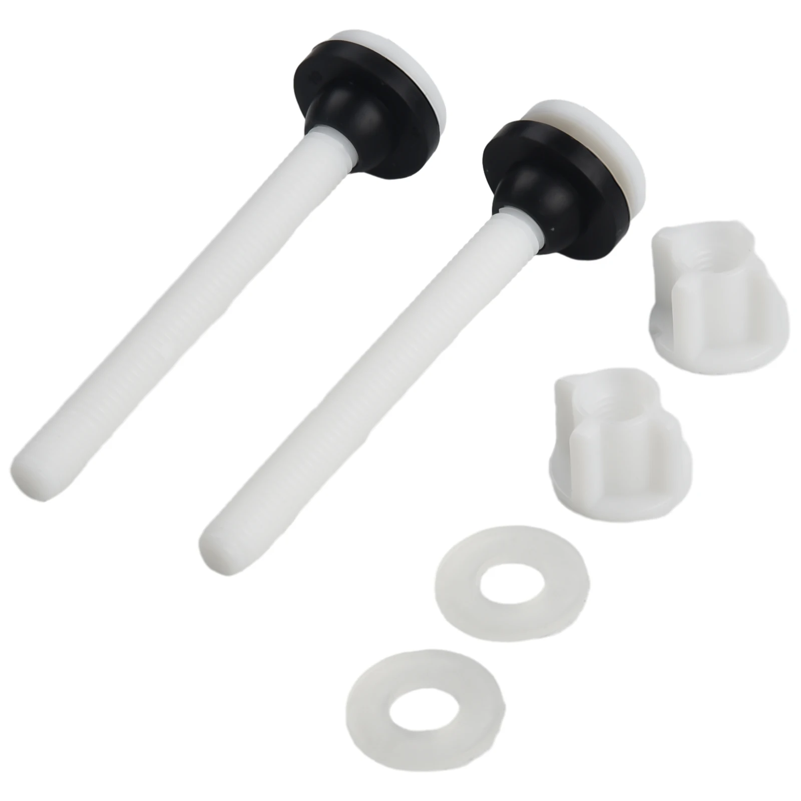 

Brand New Parts Suitable Supply Toilet Seat Bolts Tool Plastic Washers 2pcs Home Mount Pack Replacement Rubber