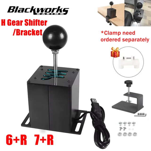Dźwignia zmiany biegów USB do komputera H dla Logitech G29/G25/G27/G920 dla Thrustmaster T300RS/GT dla ETS2 Simracing gra wyścigowa Shifter HB-1014