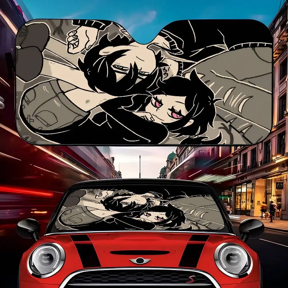 

Солнцезащитный козырек T-The Coffin Of Andy And Leyley Cute для автомобиля, милый солнцезащитный козырек-накидка для автомобиля, аксессуары для автомобиля