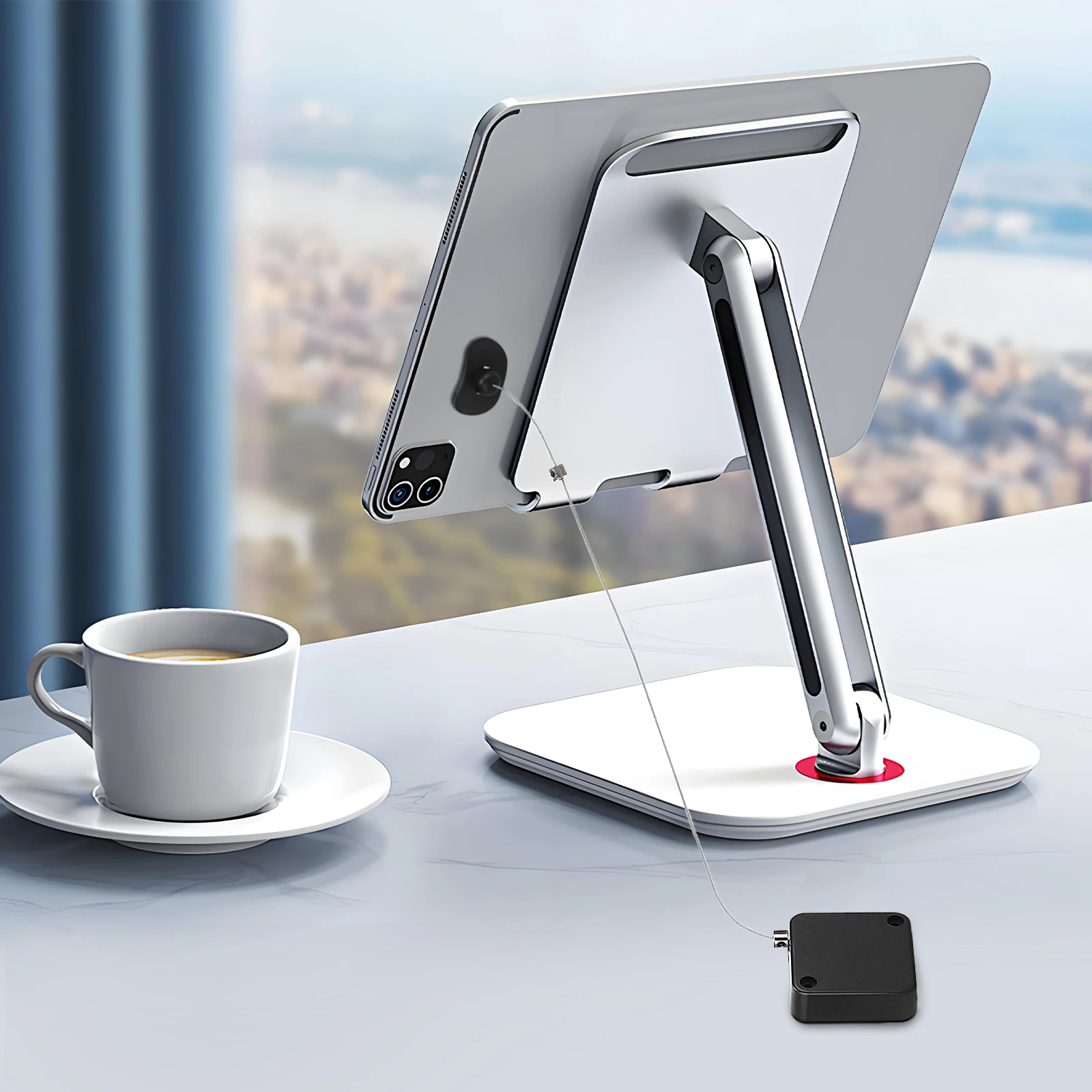 حبل لجهاز التحكم عن بعد 2 قطعة كابل أمان قابل للسحب قفل المفاتيح المقود الحبل حامل DVD جبل الحبل حبل #5