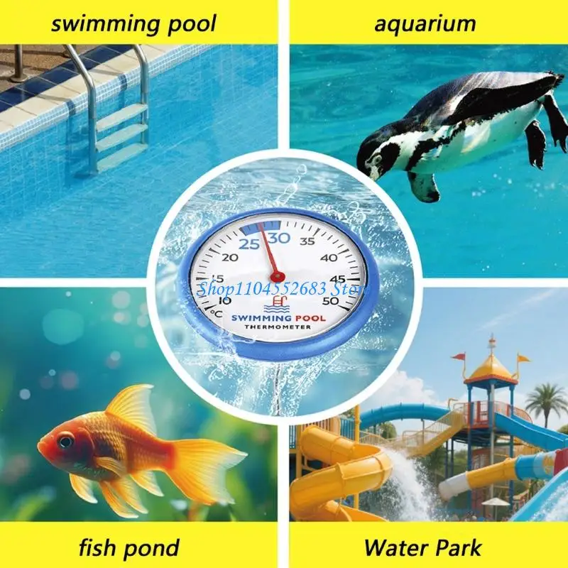 

Y6GD Easy Read Round Floating Pool Thermometers Perfect For Monitoring Water Temperature In Pools And Spa