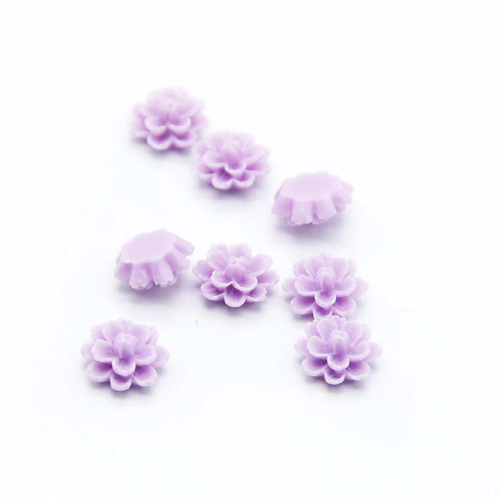 David accessories 5 Pcs 13mm  flower 3d resin diy decoration crafts accessories 5pieces,DIY handmade materials,5Yc5345