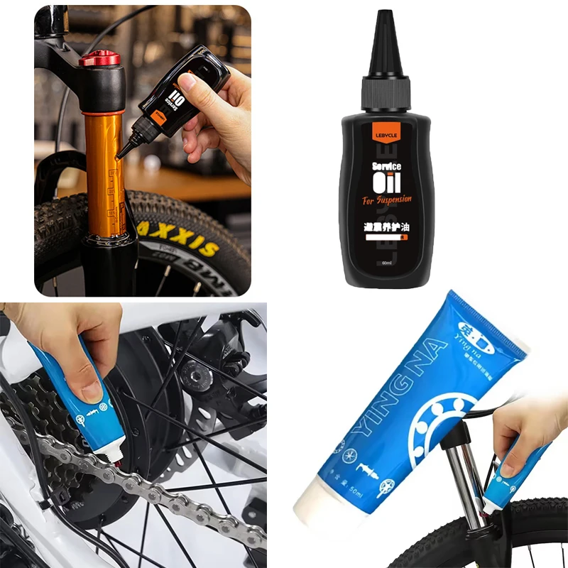 Universal Mountain Bike Front Fork Shock Absorber Oil Front and Rear Shock Absorber Silicone Oil Lubricating Oil Maintenance