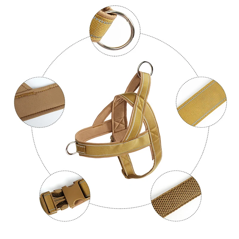 Laisse pour chien DulChest SFP, matériau en nylon, moyen et grand chien, poitrine pour animal de compagnie A7, nouveau