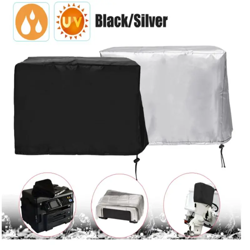 3D Printer Waterproof Cover Duplicator Dustproof Cover Office Supply Cover Black/Silver Oxford Cloth Mulity Size