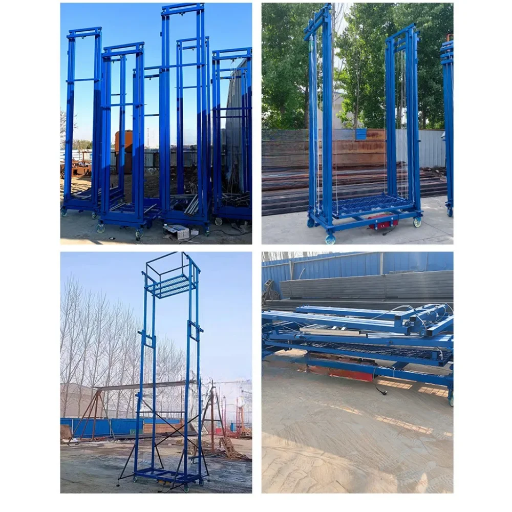 Lift mobile lifting platform foldable small electric scaffolding