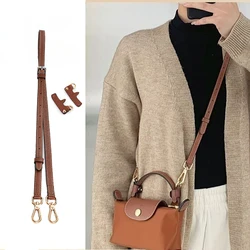 Locher freier verstellbarer Schulter gurt aus echtem Leder für Longchamp Bag Cross body Conversion Bag Transformation zubehör