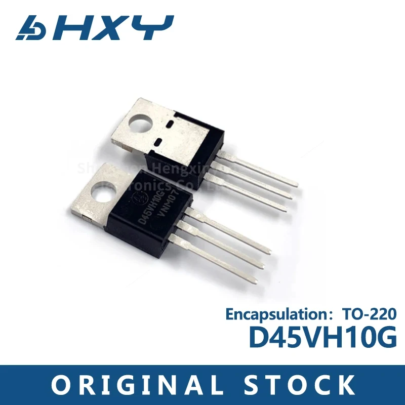 5PCS   D45VH10G 15A 80V TO-220 integrated circuit chip