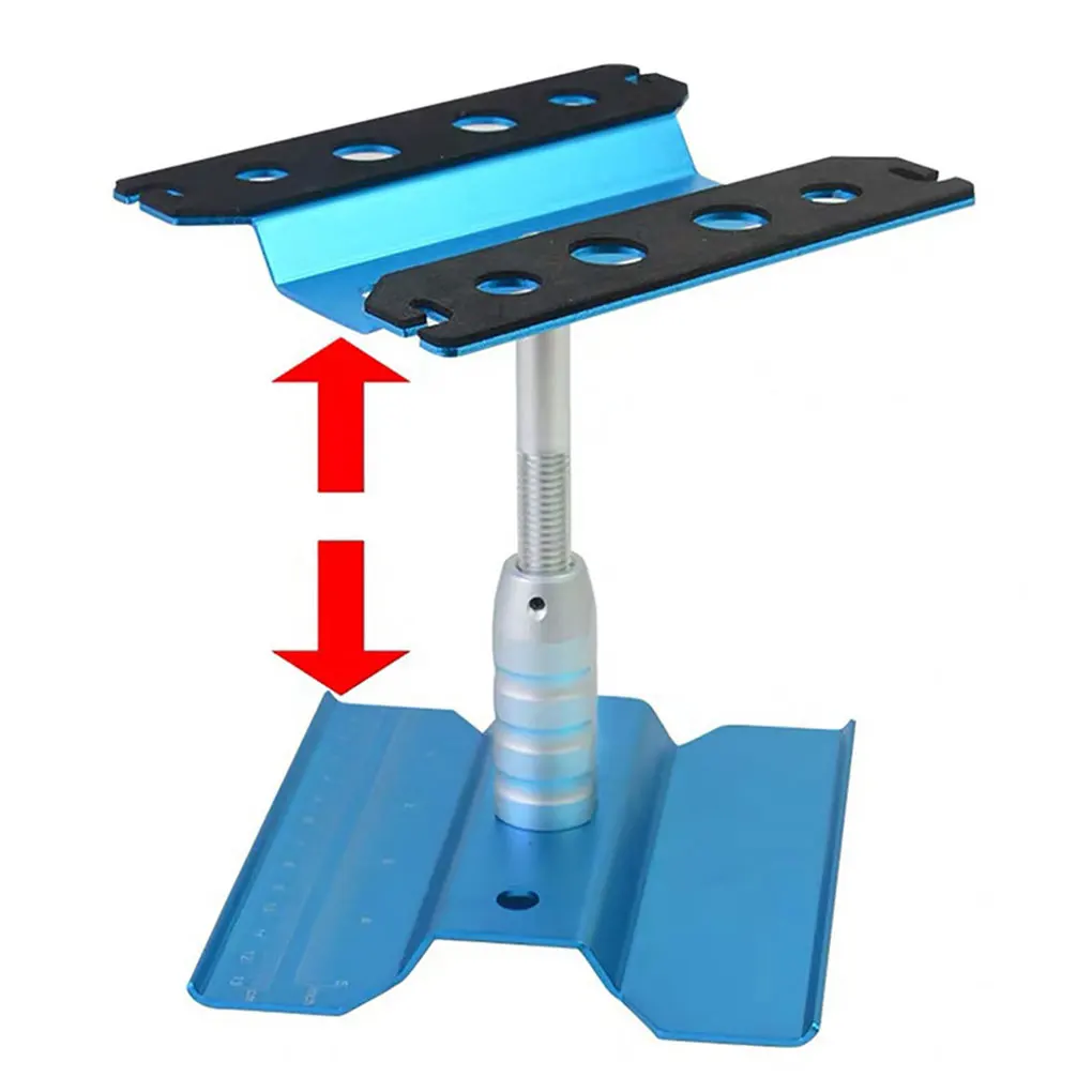 RC カーワークスタンド修理ワークステーションアルミ合金 RC カーワークスタンド安定したセットアップが簡単赤