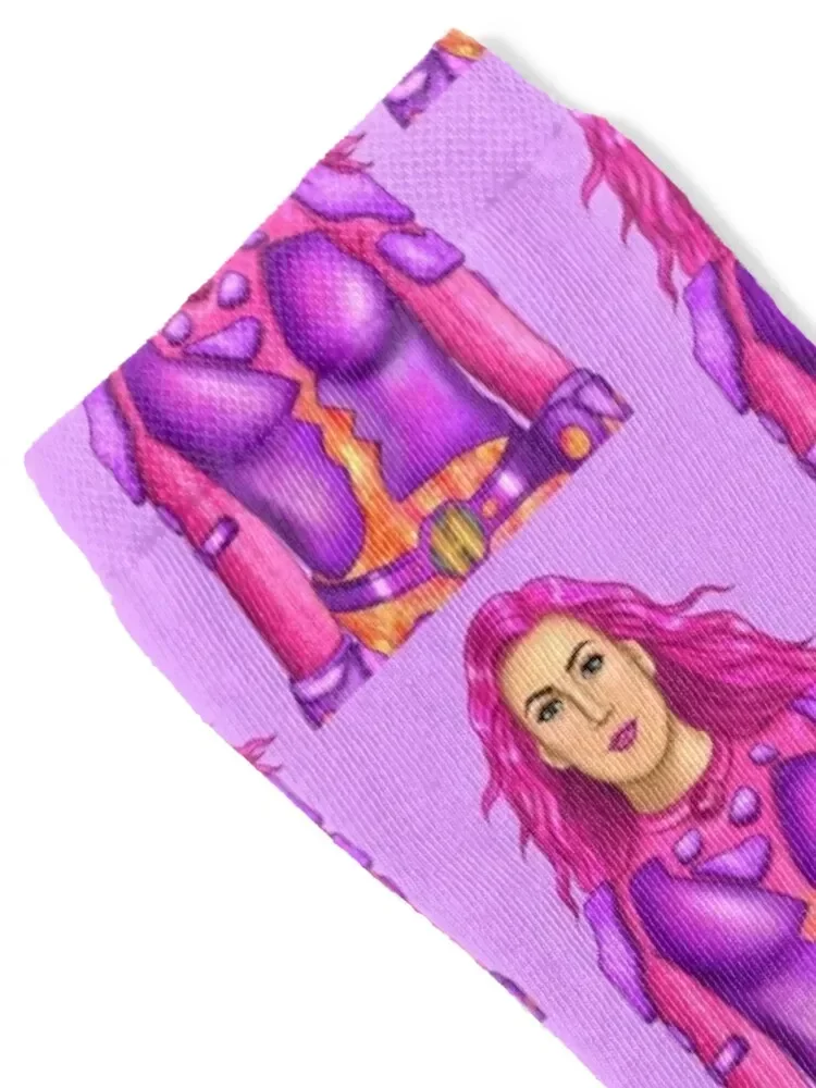 shark boy and lava Girl drawing WE CAN BE HEROES Socks snow man anti slip football warm winter Socks Woman Men's