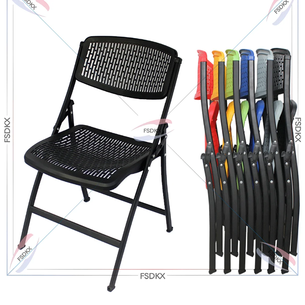 Best -Selling Outdoor Modern Plastic Resin Folding Mesh Chair For Wedding