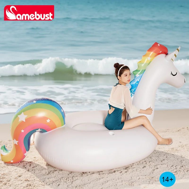 

Camebust надувные плавающие поплавки для бассейна Единорог Rider Animal Pool Floatsing Water Lounge вечерние украшения
