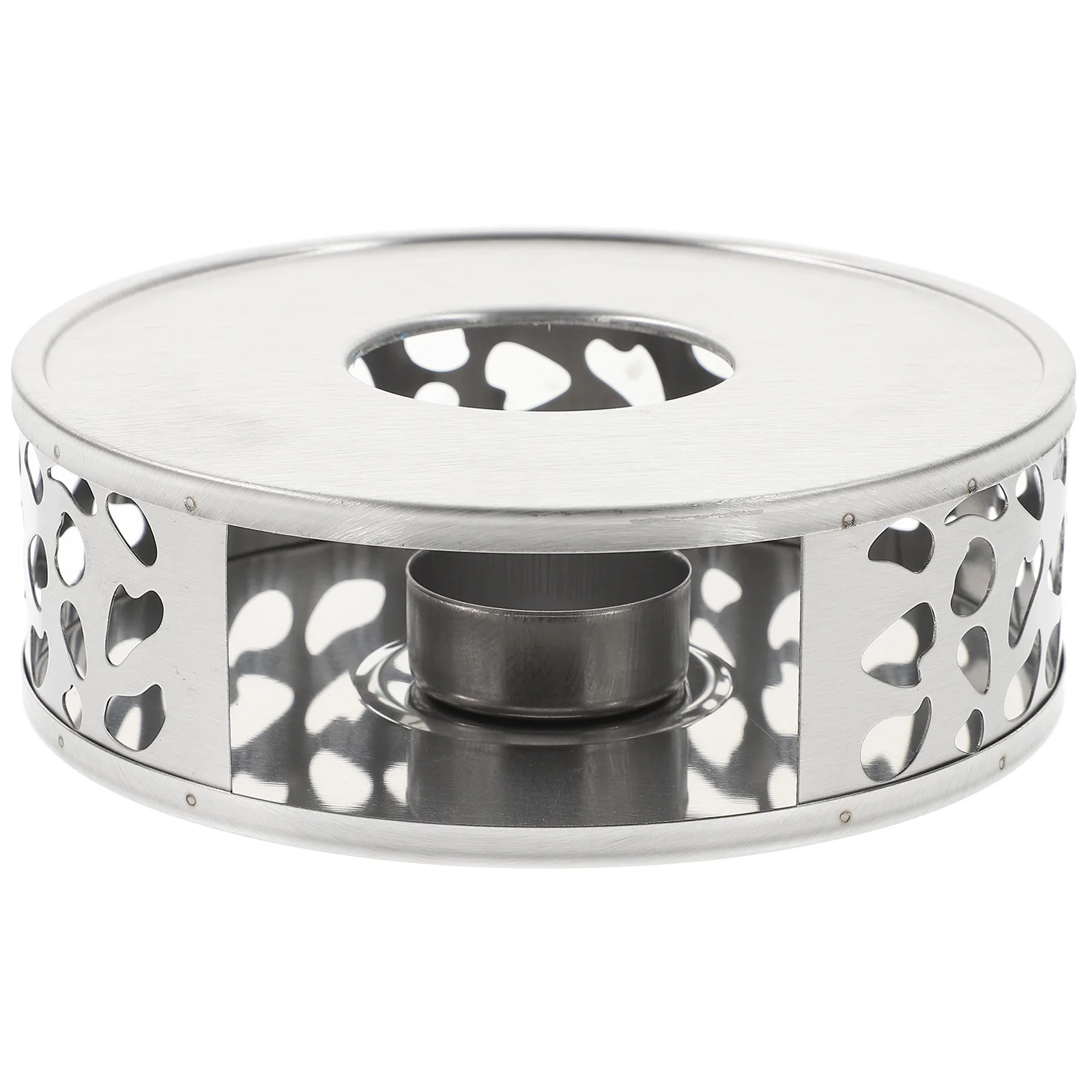 

Stainless Steel Teapot Heater Base Kettle Warmers Candleholder Tea Stove Holder Coffee Warmer Food Heater Milk Warmer Living