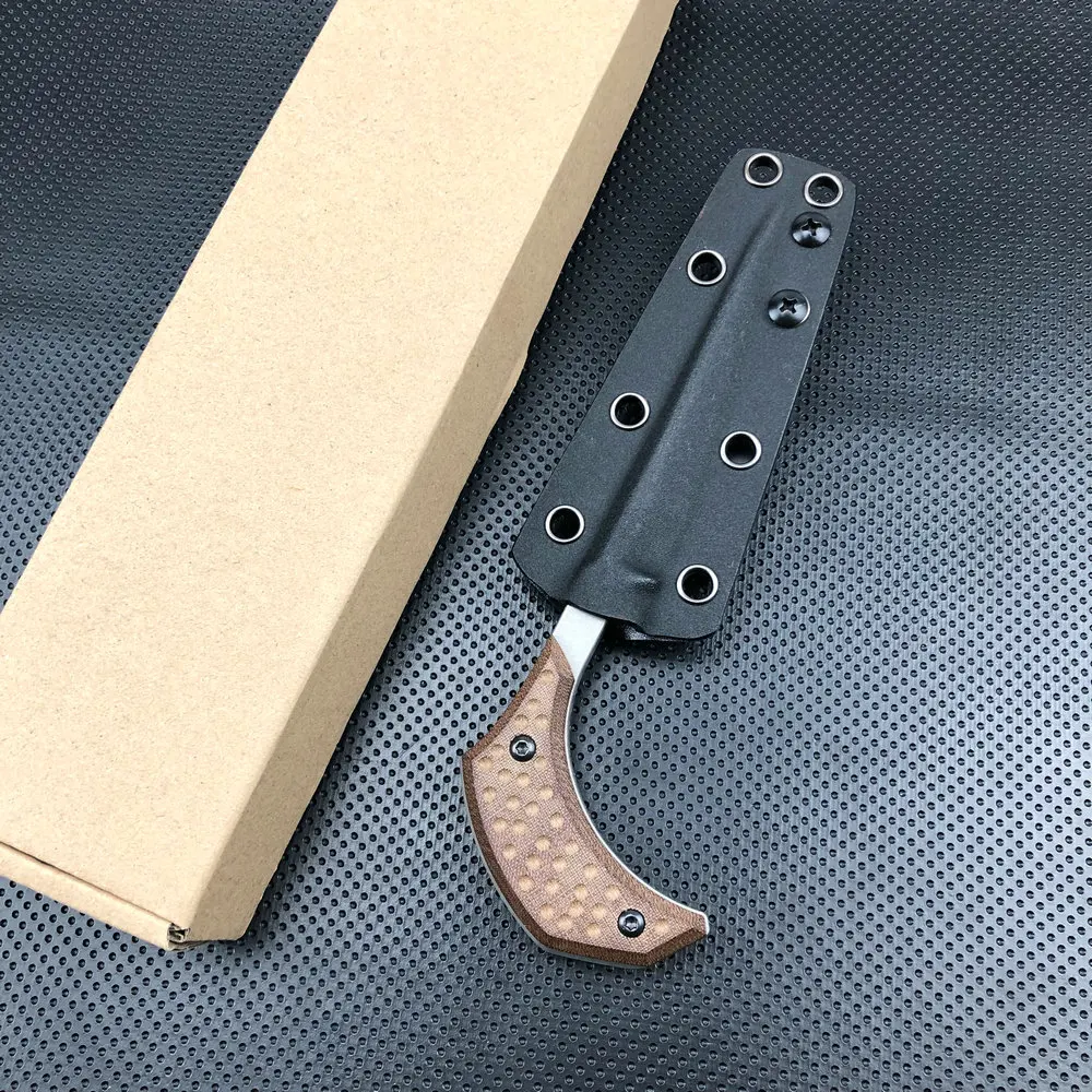 Pisau Leher Taktis Trskt, Pisau Saku Luar Ruangan Berburu, Pisau Berkemah Keren 440c, Alat Edc Hadiah Csgo dengan Kydex Dropshipping