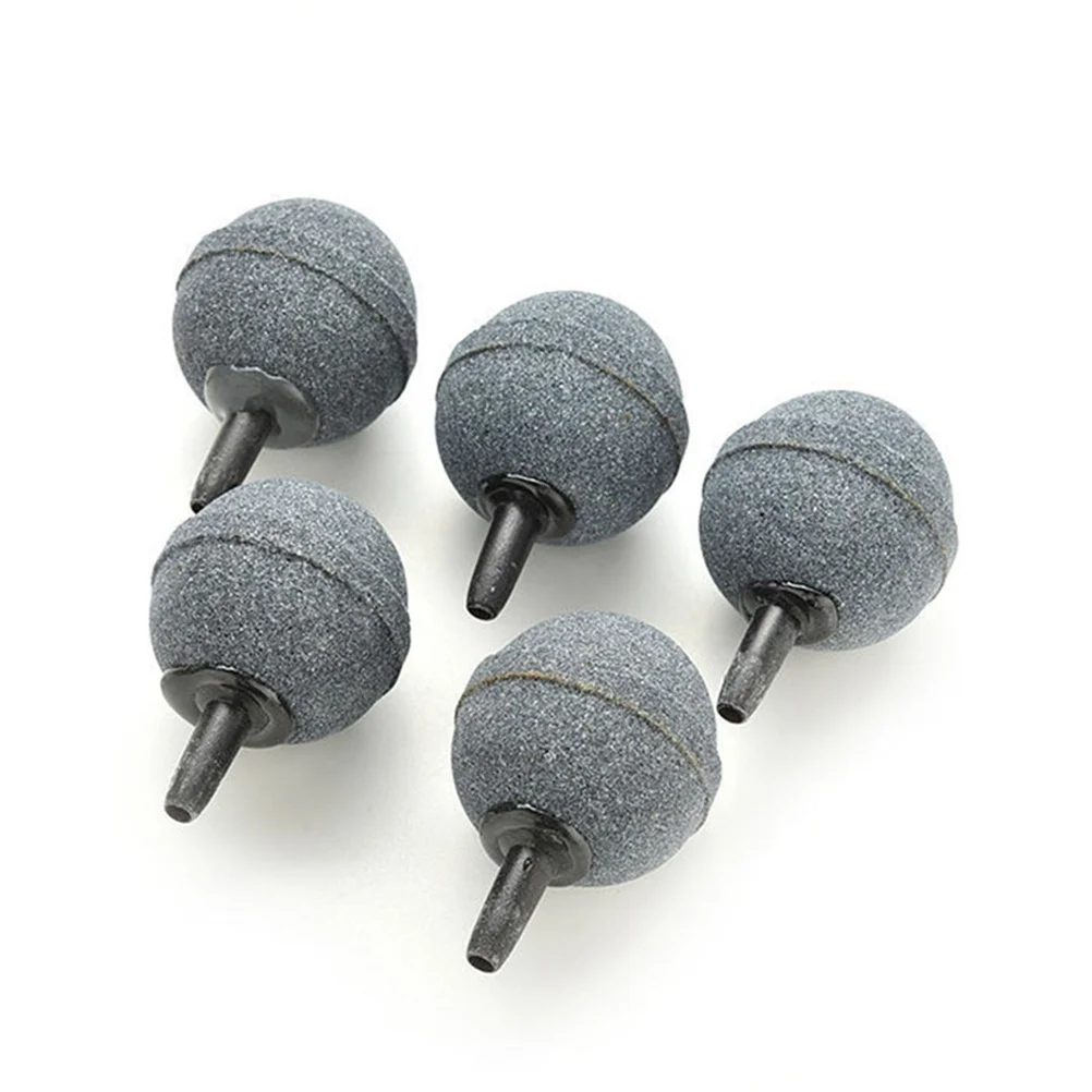 12Pcs 20 x20mm Durable Round Air Stone Mineral Bubble Diffuser Airstones for Aquarium Fish Pump and Hydroponics