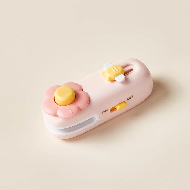 آلة ختم الزهور المصغرة آلة الختم المنزلية الصغيرة آلة الختم اليدوية أكياس الوجبات الخفيفة #6