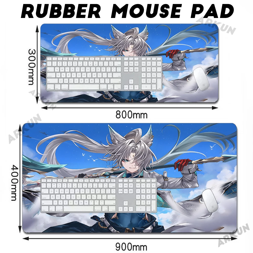 Large 90X40 Popular Hot Game Honkai Star Rail Hot Cool  FeiXiao Kawaii BIG Mouse Pad Gaming Accessories Gaming XXL Keyboard Mat