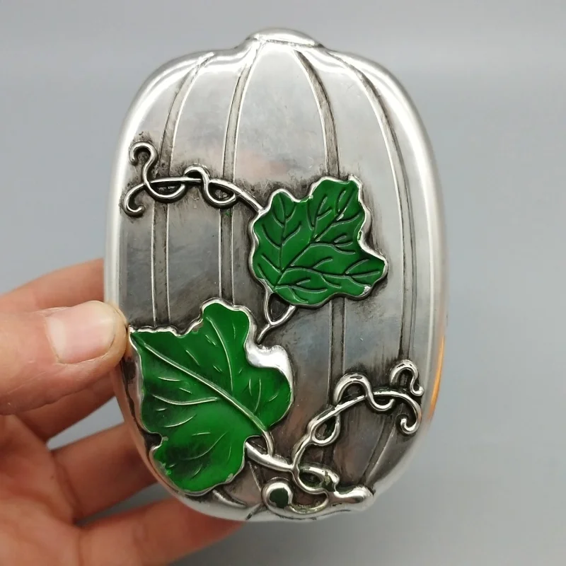 

China Traditional Pumpkin Shaped Ink Cartridge Calligraphy Ink Container Chinese Style Desk Ornament Creative gift