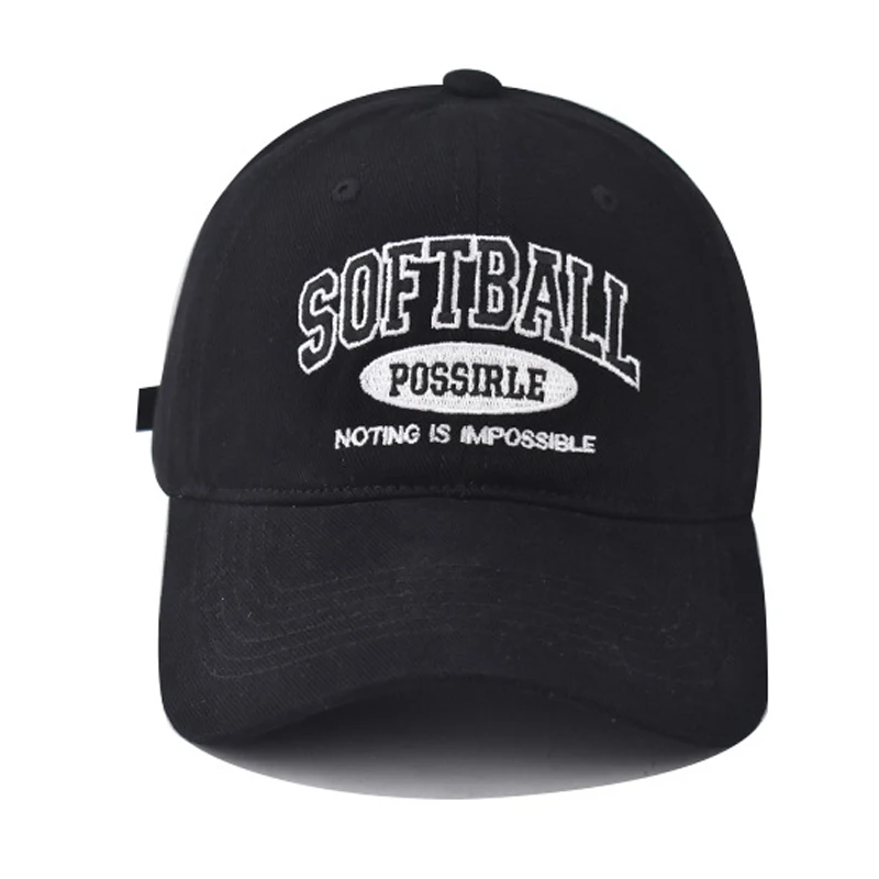 

fashion letters embroidered baseball cap men women unisex style cotton soft top sun hats spring summer cap
