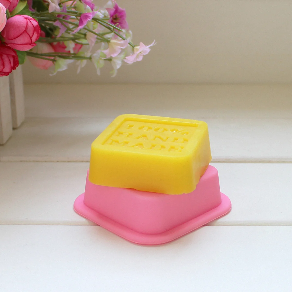 

25Pcs Silicone Soap Molds for DIY Handmade Soap Making Baking Cupcake Liners Mousse Chocolate Mold Reusable Non-Toxic