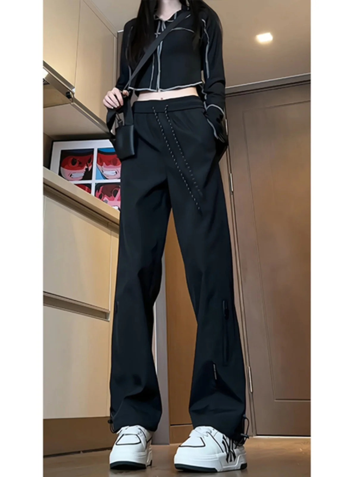 

Мужские уличные брюки-карго для альпинизма, ветрозащитные, водонепроницаемые, весенние, удлиненные, рабочие, повседневные, спортивные