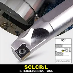 SCLCR SCLCL 95° Lathe Tools S06K S07K S08K S10K S12M S14N S16Q S20R S25S SCLCR06 SCLCL06 SCLCR09 SCLCL09 Internal Turning tools