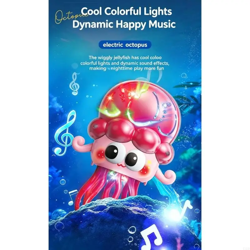  Intelligent Obstacle Avoidance Dancing Jellyfish Toy With Music Interactive Moves For Kids Adults Stress Relief