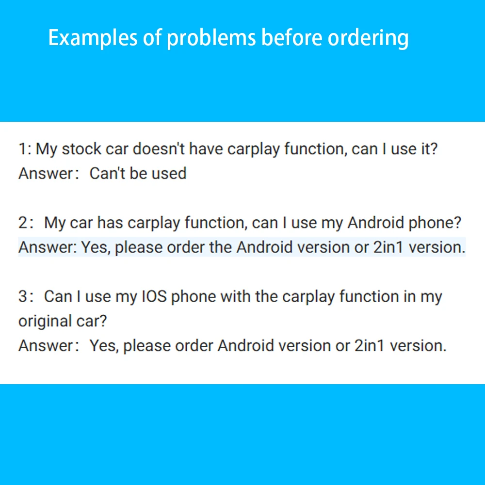 2in1 Mini USB Wireless Car play Adapter สําหรับ android Auto Apple Car play อะแดปเตอร์ Plug and Play WiFi Quick Connect Bluetooth
