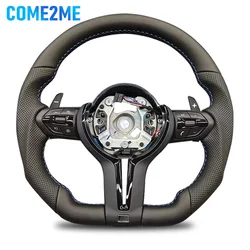Steering Wheel Suitable For Bmw F30 F10 F31 F20 E90 Is Made Of leather Material And Sports Steering Car Accessories //M Logo