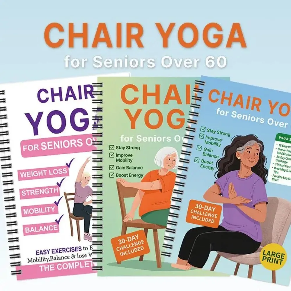 New products elderly chair weight loss yoga books A variety of general sports books elderly sports yoga books