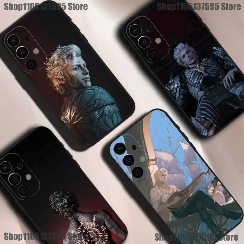 

B-Baldurs Gate 3 Astarion Phone Case For Samsung S25,S24,S21,S22,S23,S30,Ultra,S20,Plus,Fe,Lite,5G Black Cover